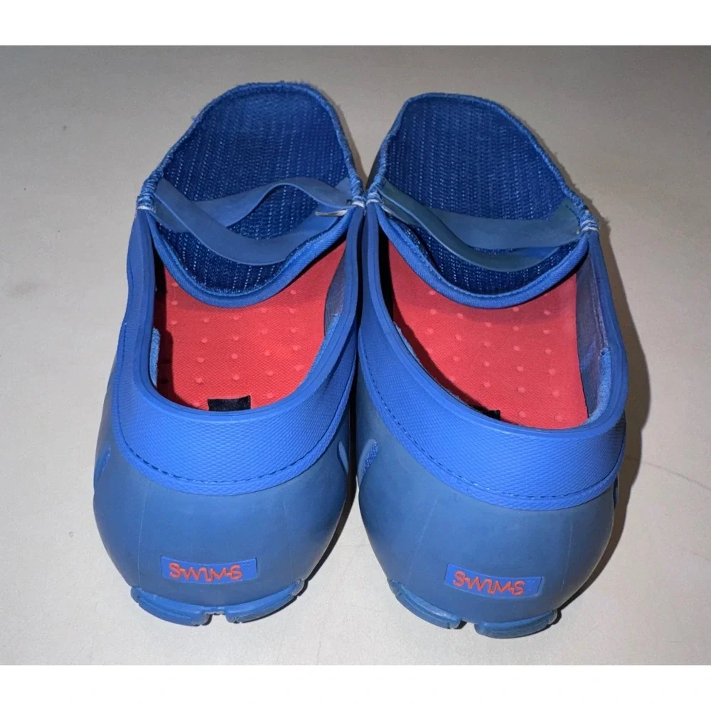 Swims Men's Penny Loafers Blue Boat Slip On Water Resistant Mesh Shoes Size 10